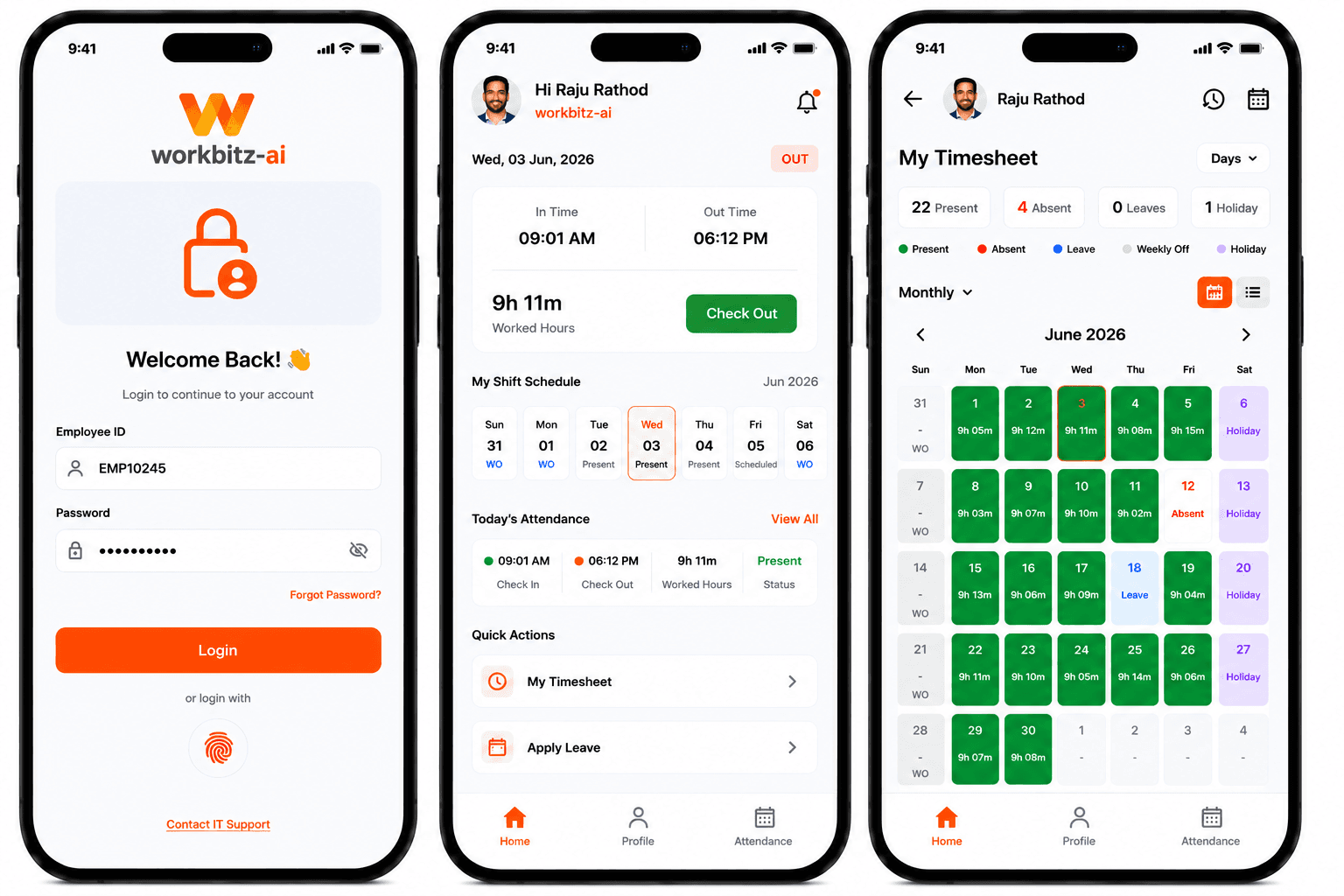 Attendance App & Admin Panel